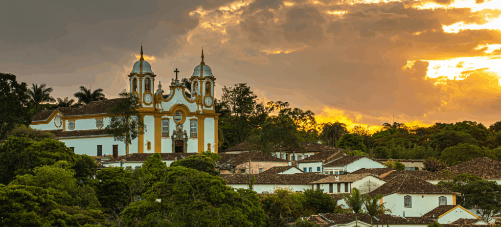 Architecture coloniale du Minas Gerais au Brésil